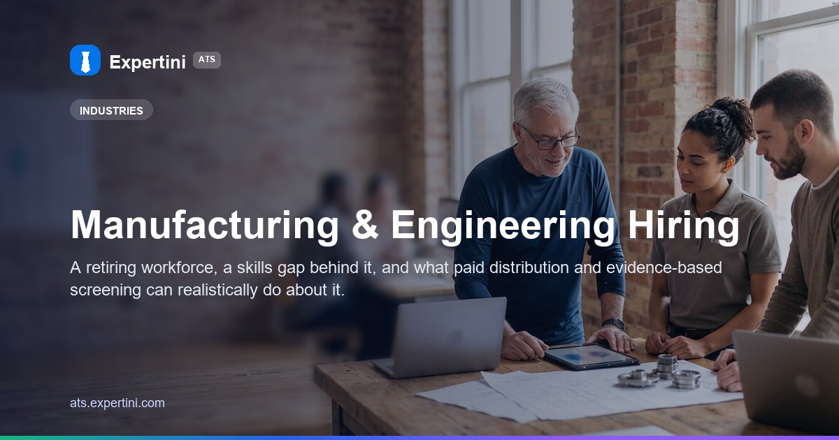 Manufacturing & Engineering Hiring