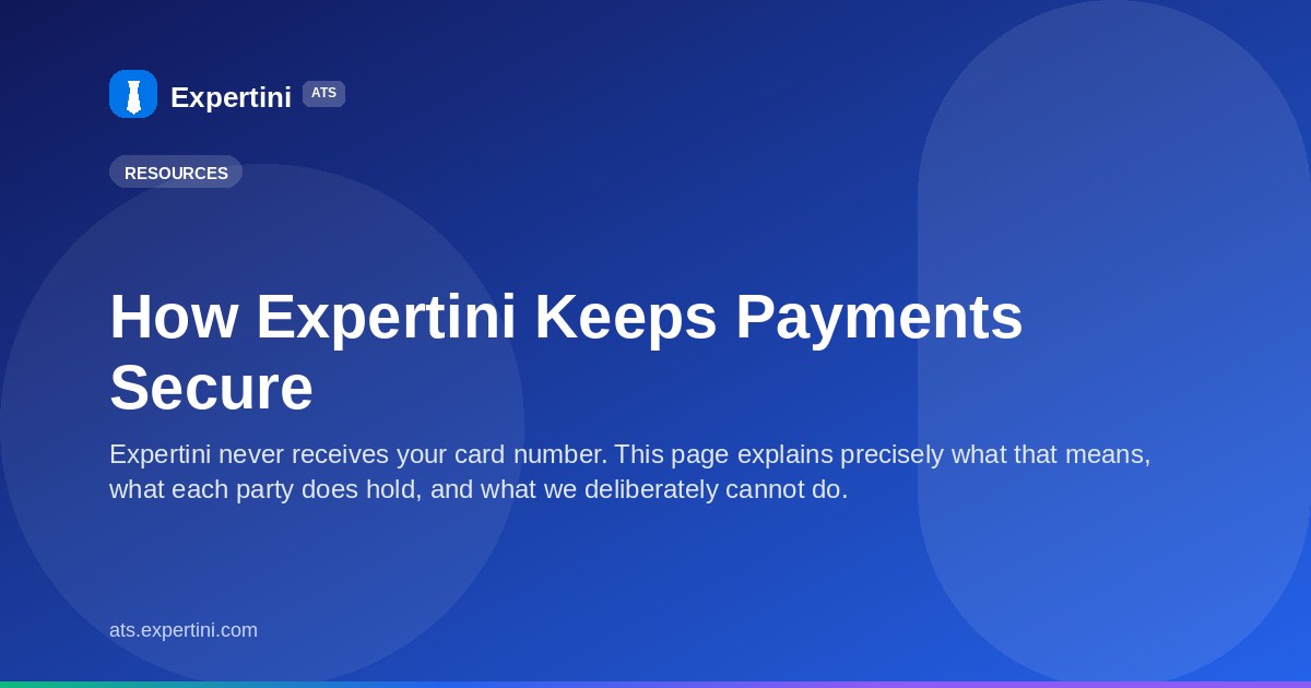 How Expertini Keeps Payments Secure
