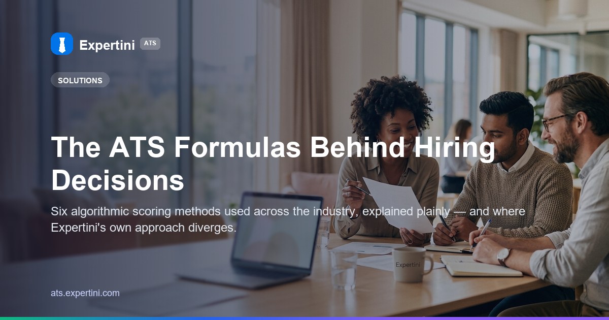 The ATS Formulas Behind Hiring Decisions