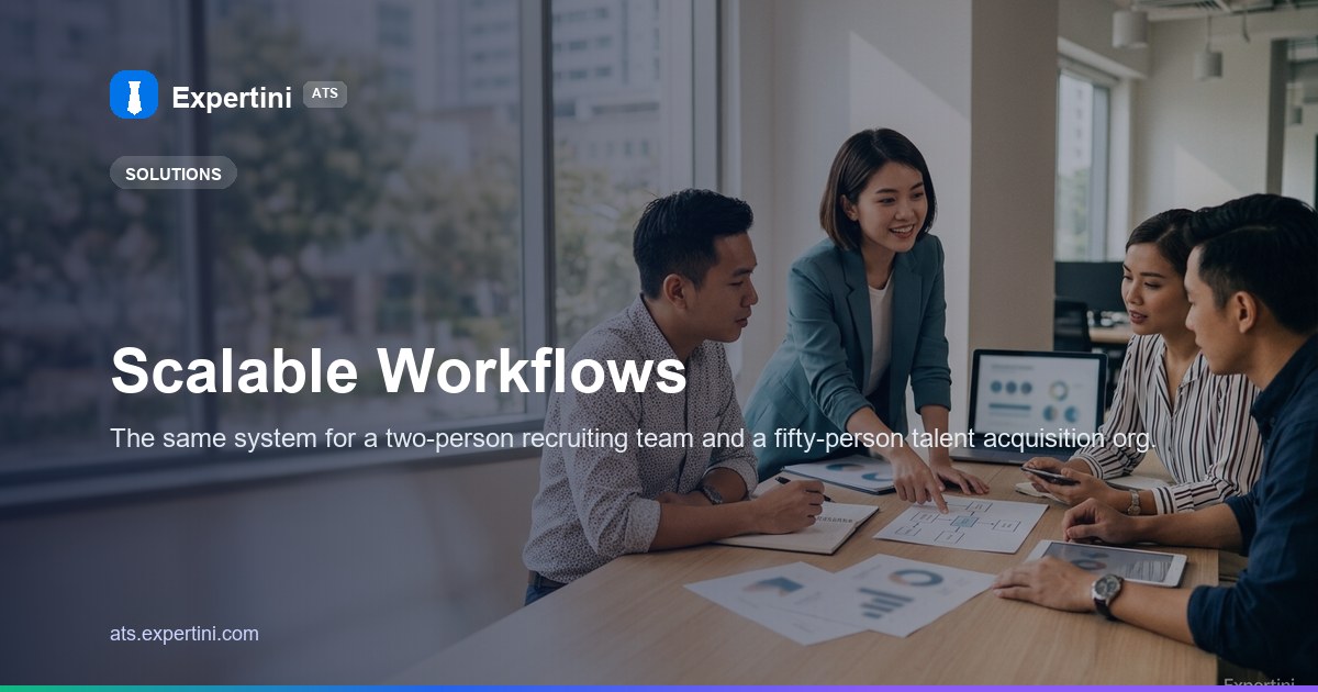 Scalable Workflows
