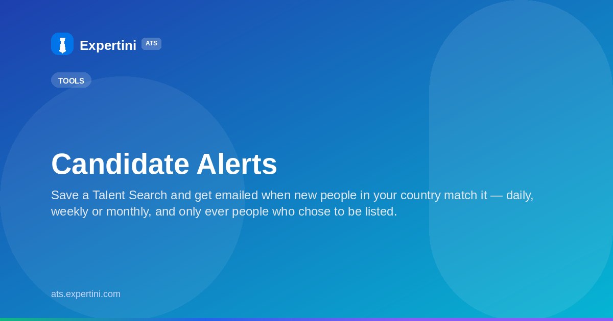 Candidate Alerts