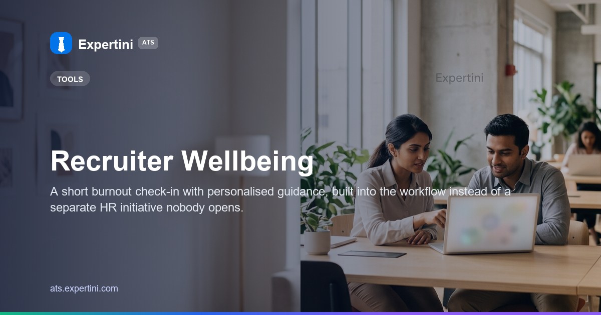 Recruiter Wellbeing