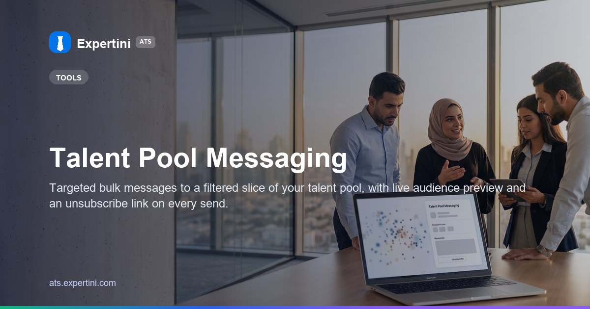 Talent Pool Messaging